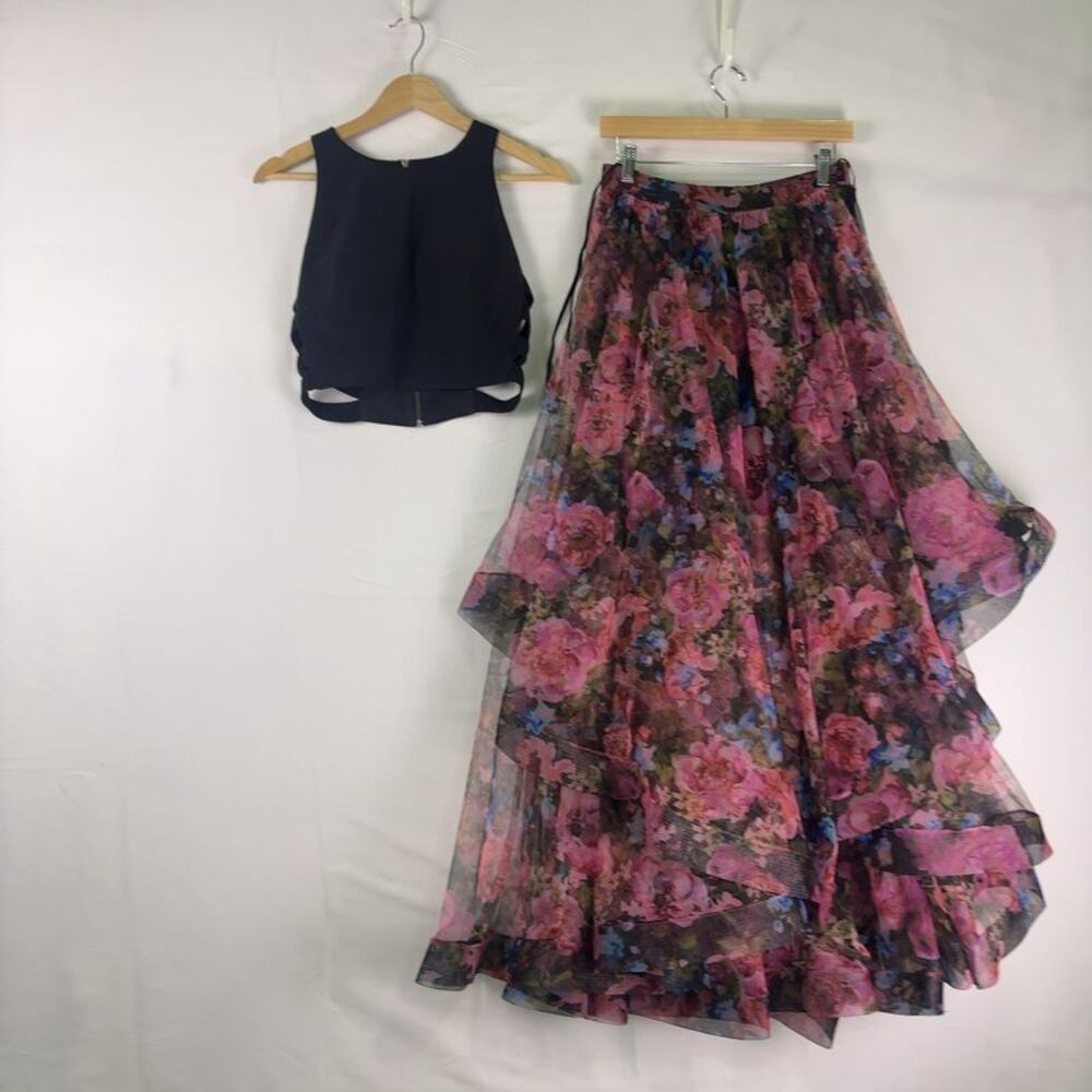Dillards Floral Prom Dress